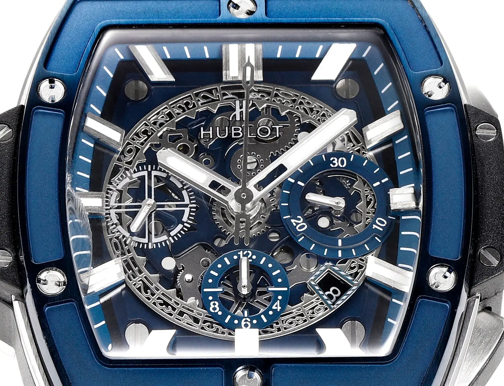 TimelessDesign APS Factory HUBLOT Spirit of Big Bang Blue Titanium & Resin Limited Edition Watch – Model 642.NX.0170.RX – Best Replica Watch 4689